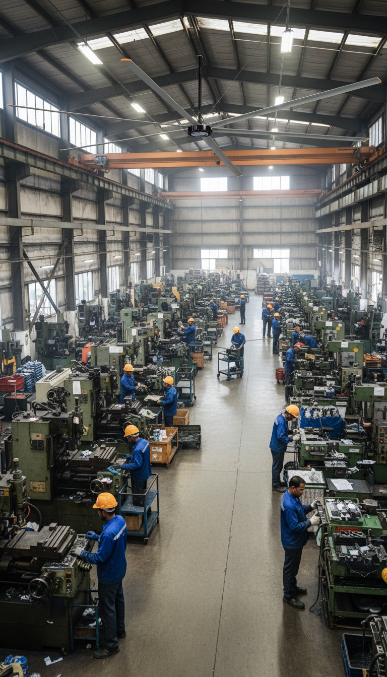 Aruth HVLS Fan Agricultural and Sports Facility Application